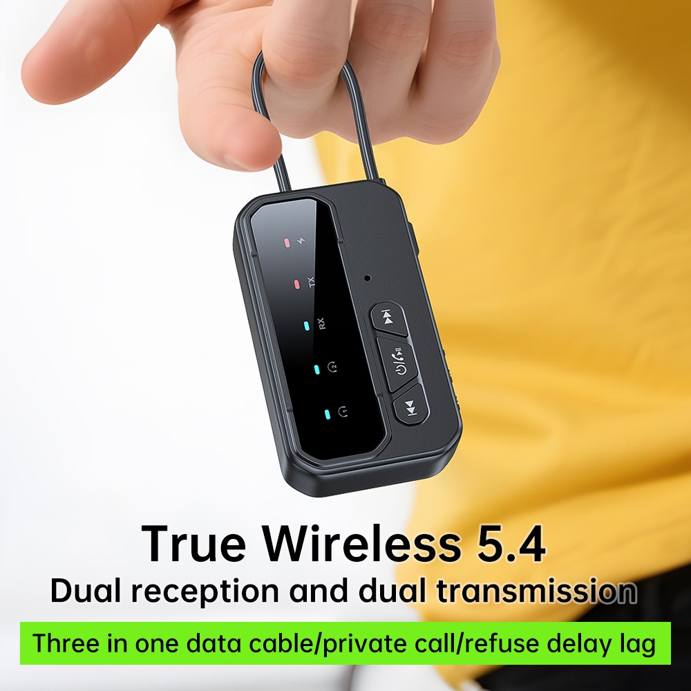 Bluetooth 5.4 Transmitter Receiver Wireless Adapter Audio 3.5MM Jack USB Type C