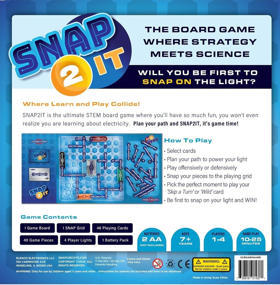 ELENCO SNAP CIRCUITS SNAP 2 IT BOARD GAME