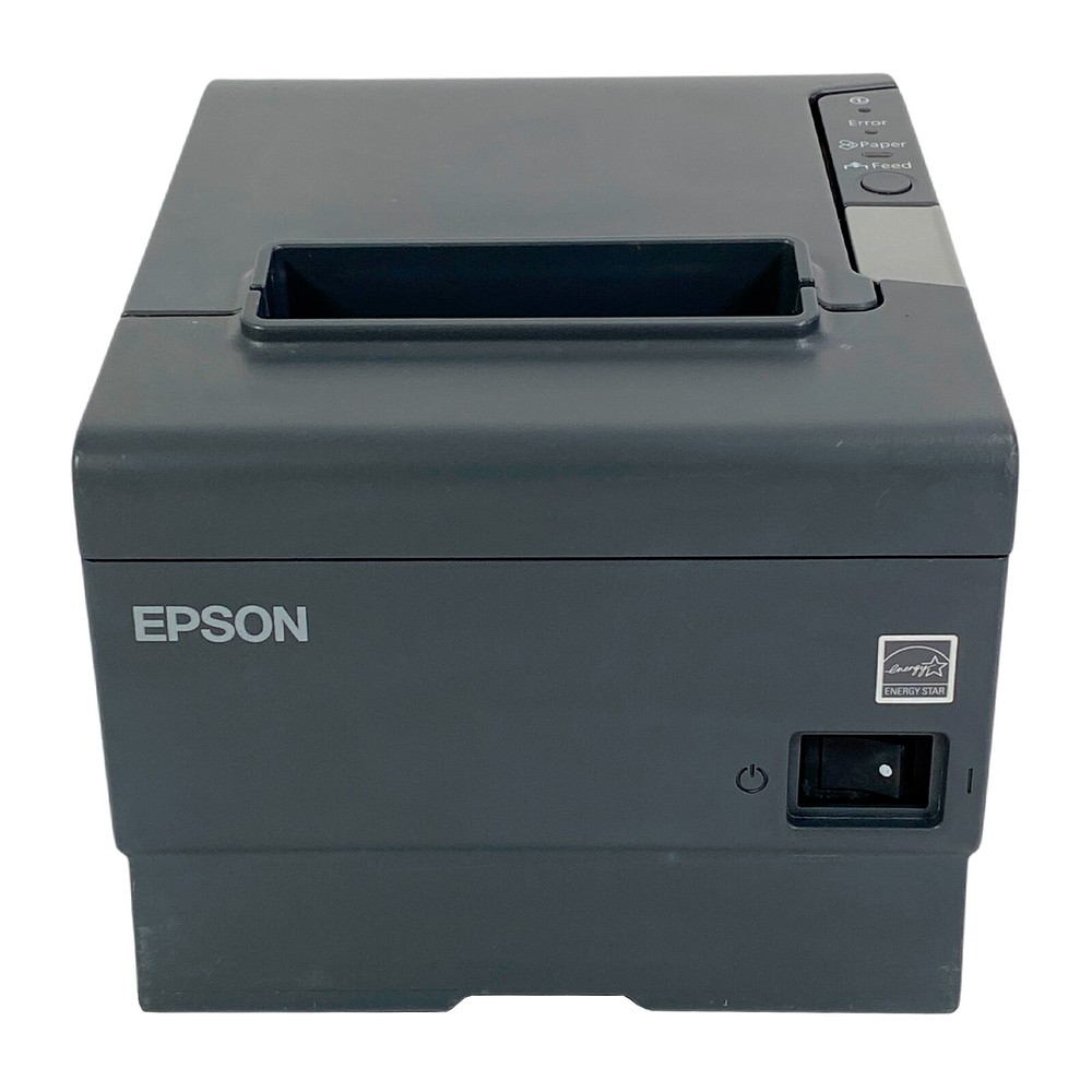 TESTED Epson TM-T88V POS Compact Thermal Receipt Ticket Printer Ethernet USB