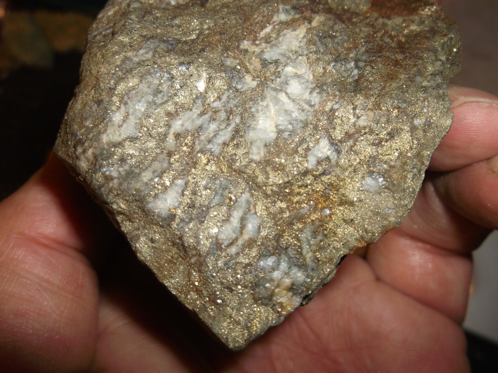 Gold, silver, copper, 379 grams samples ,ore high grade .