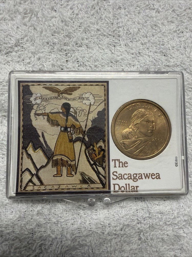 2000-P Sacagawea Dollar Wounded Eagle / Speared Eagle Variety. FS901 CIRCULATED!
