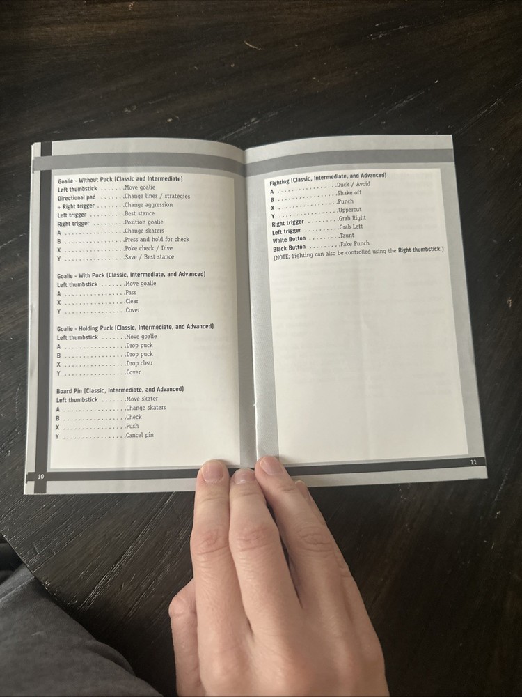 XBOX Manual Only ESPN NHL 2K5