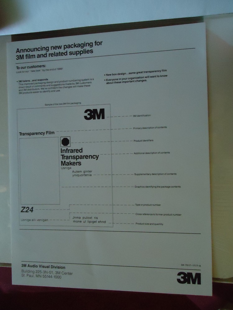 =NIB= Scotch Paperboard Transparency Mounting Frames