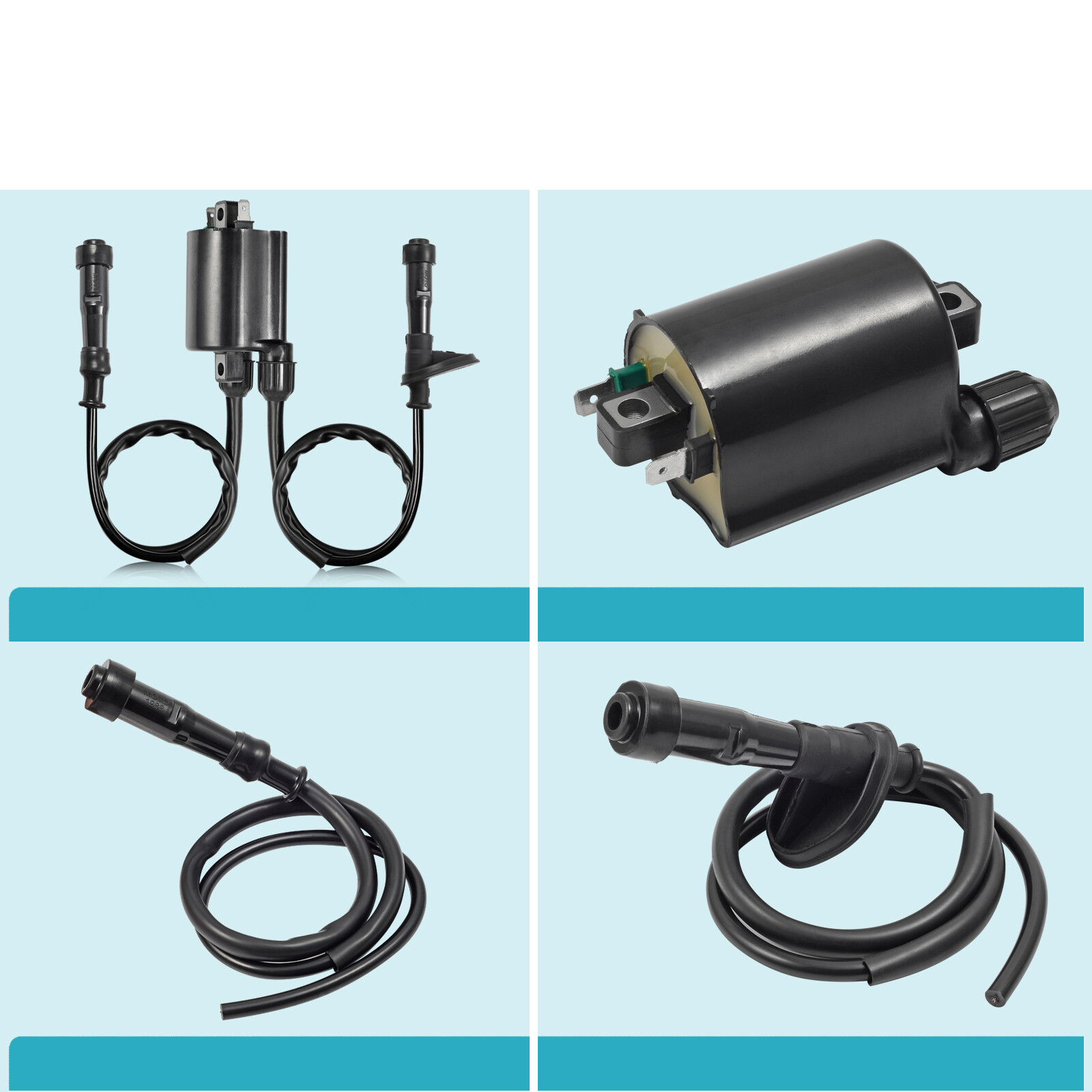 Set of 2 Ignition Coils + Caps For Shadow Spirit 750 VT750DC VT750C2 2001-2009