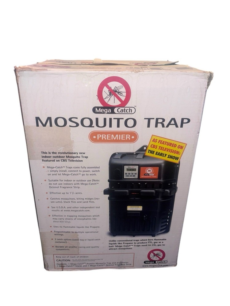 Mega Catch Mosquito Trap Premier Open Box