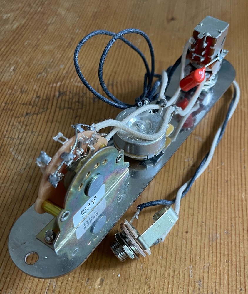Fender Telecaster Wiring 500k CTS Orange Drop PUSH/PULL COIL SPLIT-NO PLATE