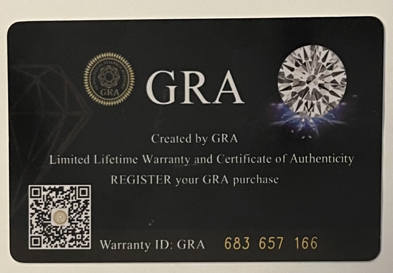 ​4 Ct Moissanite Studs 14K Yellow Gold 8mm Round VVS1/D GRA Certified Gift Ready