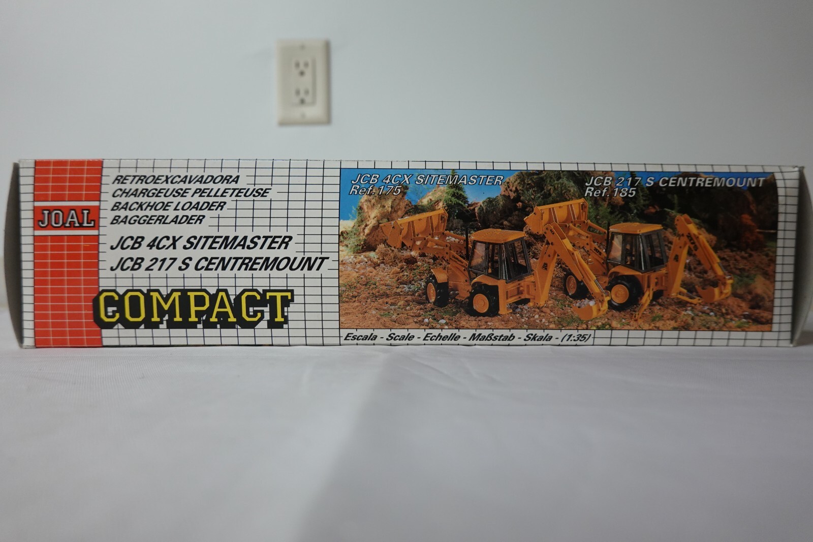 JOAL 175 JCB 4CX SITEMASTER BACKHOE LOADER 1:35 SCALE N.I.B.