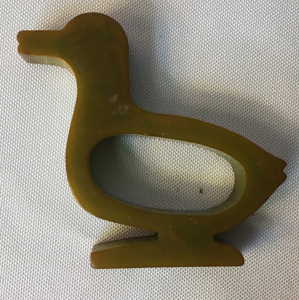 Vintage Bakelite Duck Napkin Ring