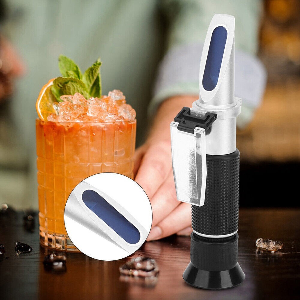 Refractometer Sugar Test Meter 0-20% with Accurant Index for Automatic Temperatu