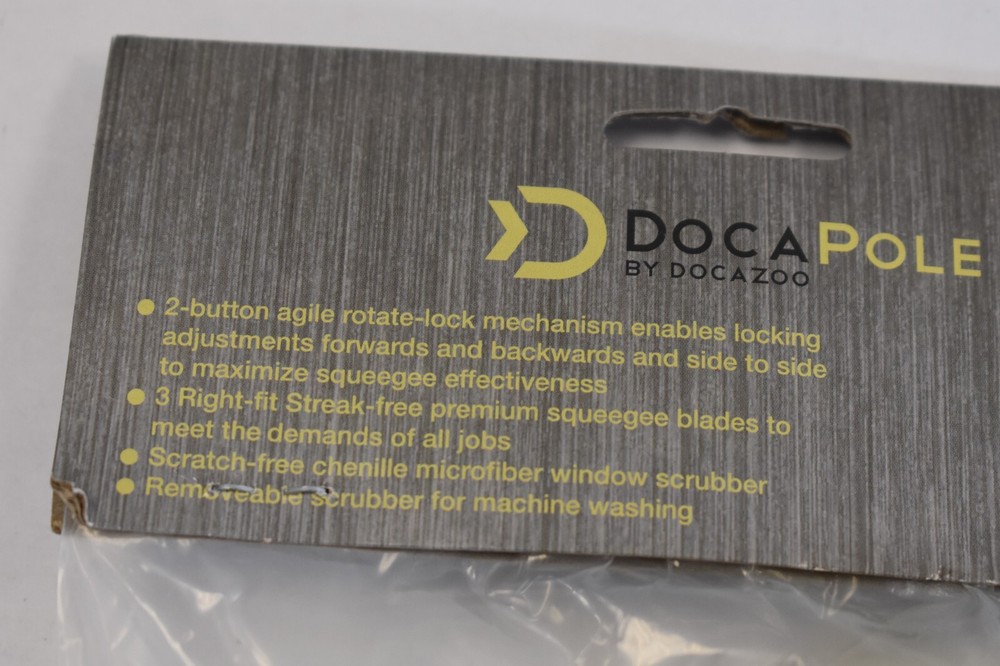 DocaPole ProTurn Dual Pivot Rotating Window Cleaner & Squeegee Combo DocaZoo