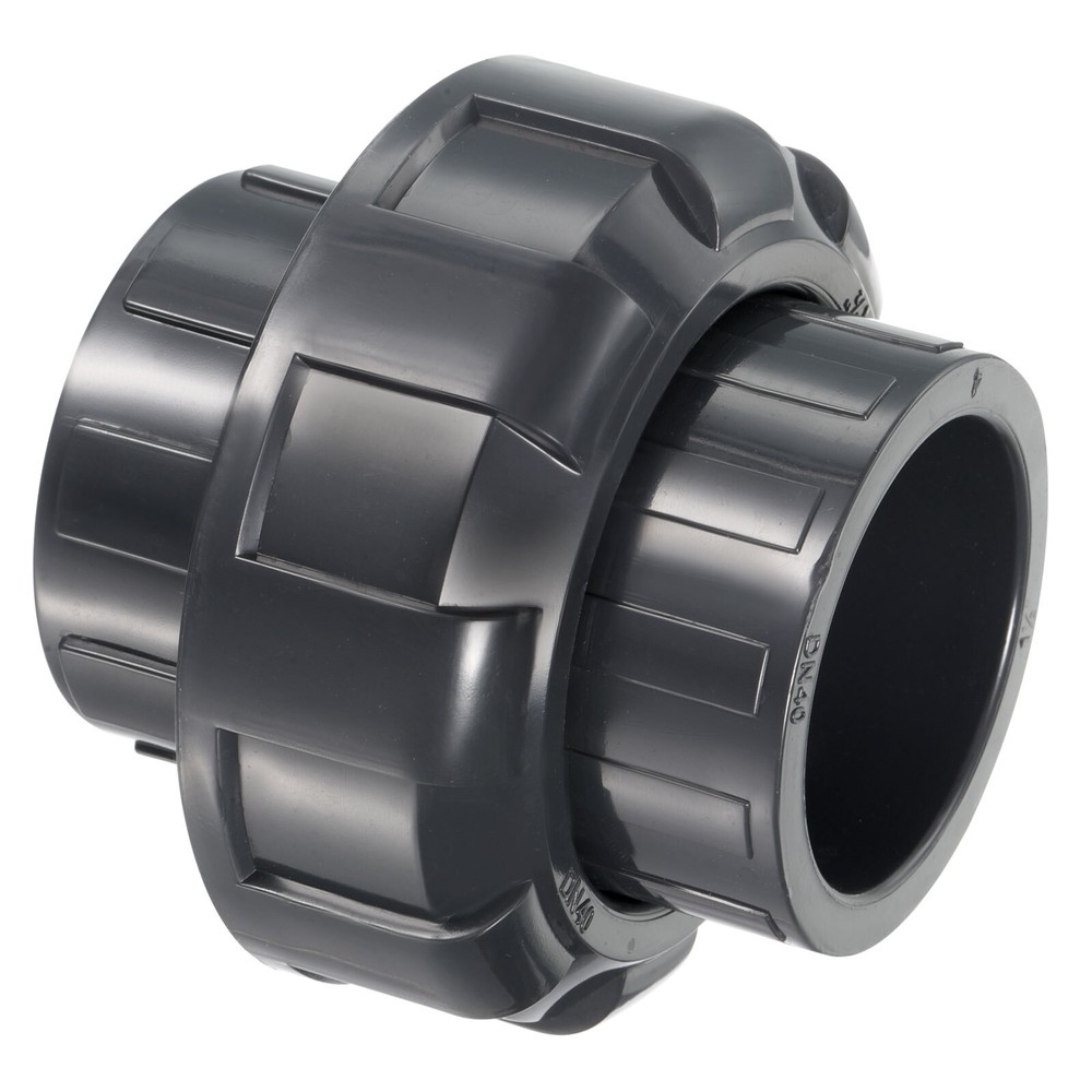 UPVC Pipe Fitting 1-1/2" Program Socket 80 Straight Attachment Grey