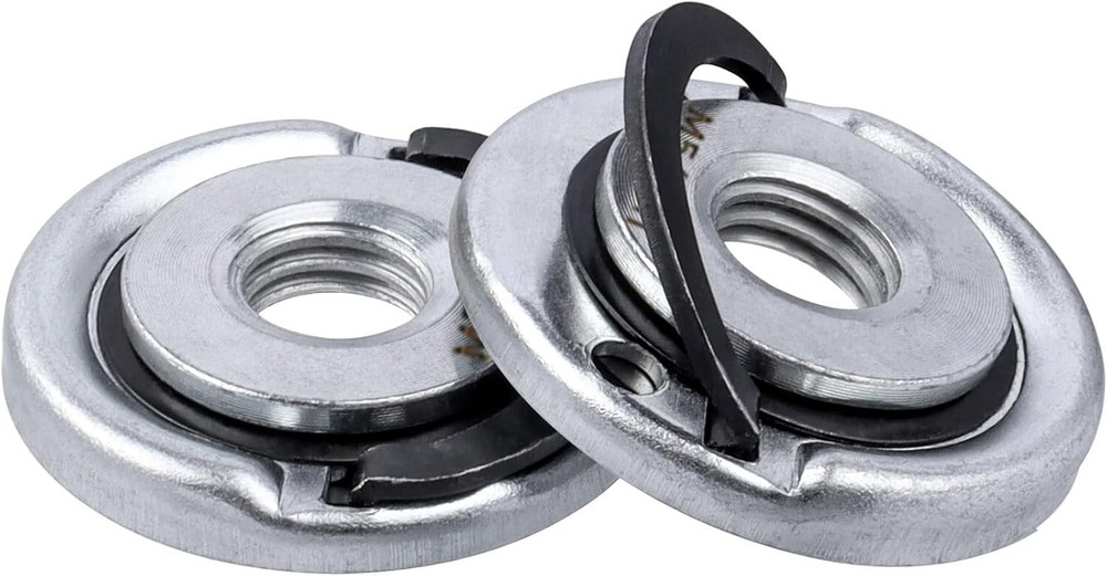 2Pcs Quick Change Angle Grinder Flange Nuts 5/8-11 Grinder Nut Replacement Lock