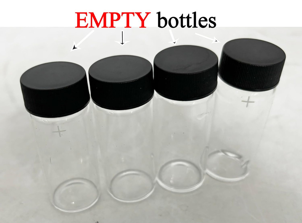 Turbidimeter Sample Bottles 4 Empty Sample BottlesTurbidimeter Solution