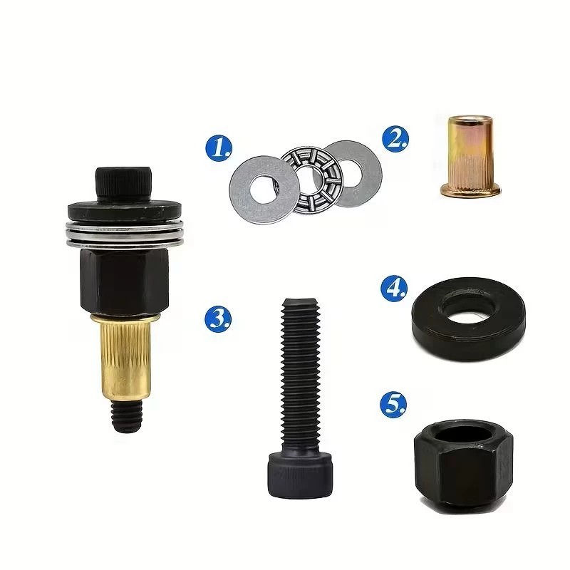 5PCS Hand Rivet Nut Gun Head nuts Simple installation Riveter Rivnut Tool M4-M10
