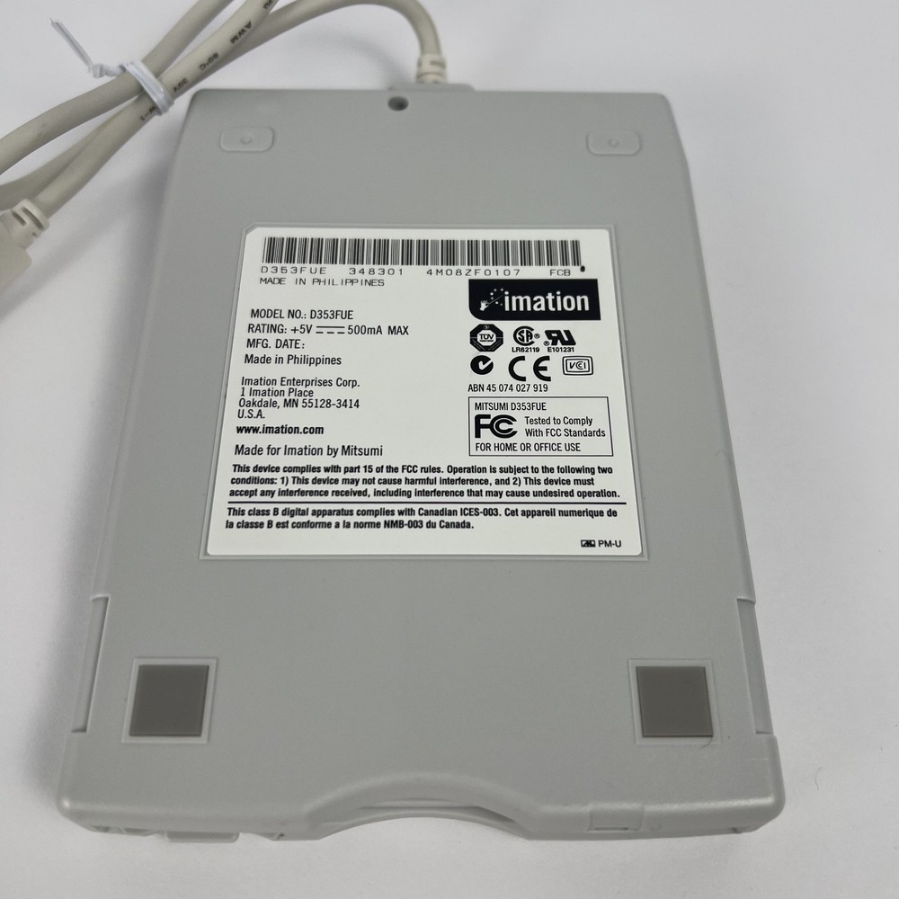 Imation D353FUE Floppy Disk Drive USB External
