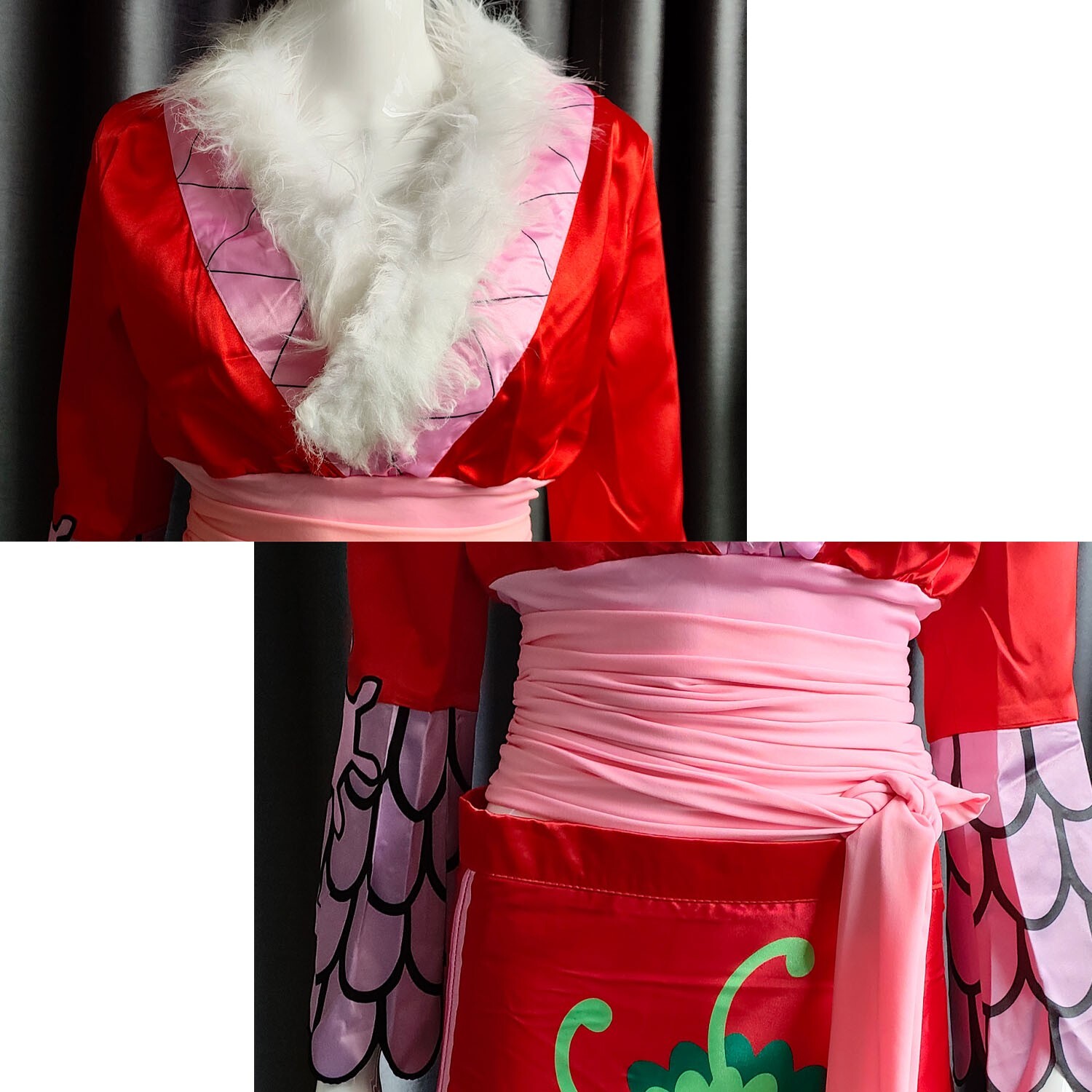 One Piece Boa Hancock Cosplay Kimono Costume kimono empress queen Japanese suit