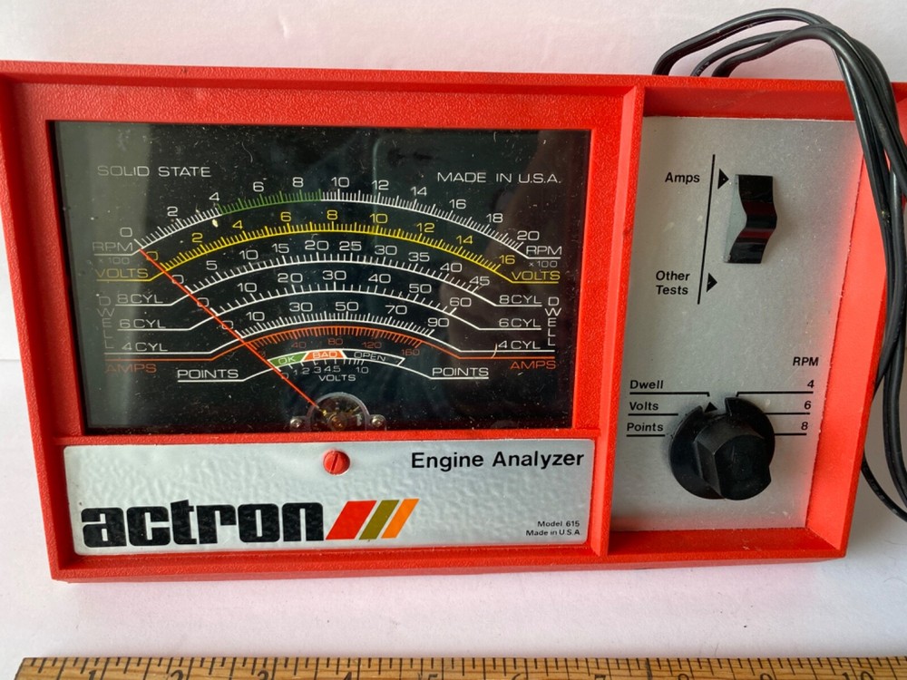 VTG Actron 615 Engine Analyzer & Electrical System Testing W/ Box + Manual