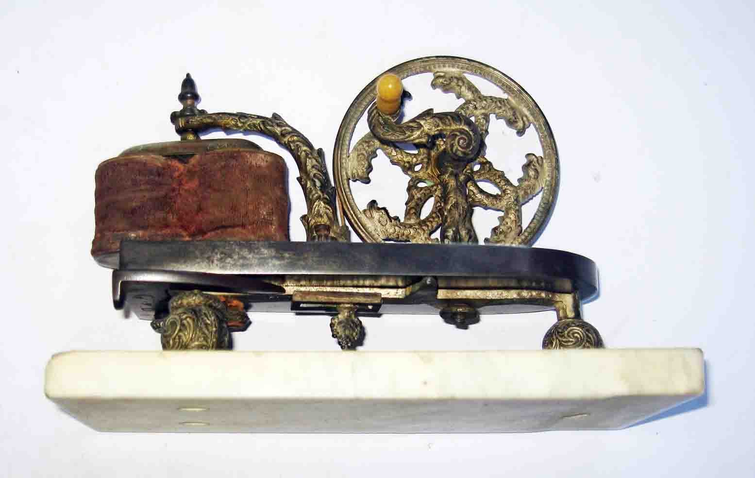 c1850 Marble Base QUACK MEDICAL Electricity GENERATOR by BOURNE & TAYLOR -LONDON