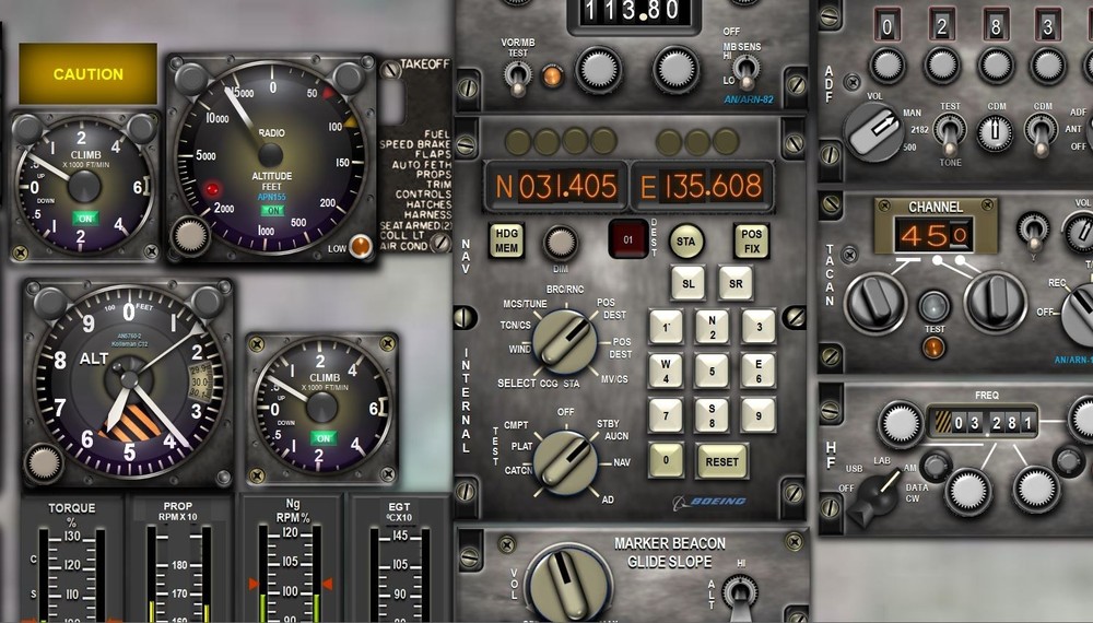 OV1 MOHAWK COCKPIT instrument panel CDkit