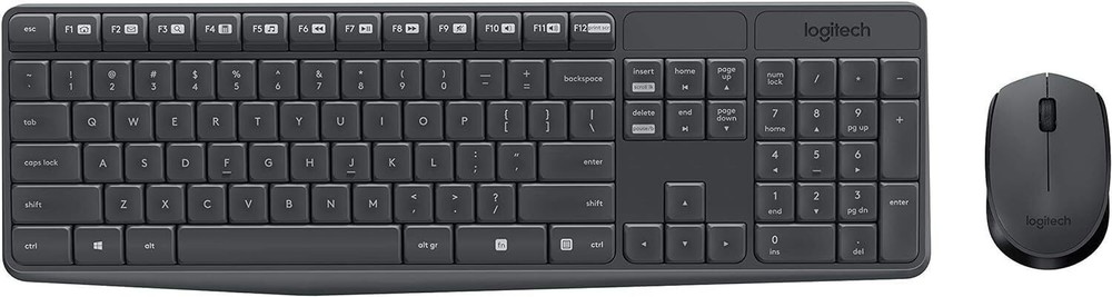 Logitech MK235 Wireless Keyboard and Mouse - Spanish Version