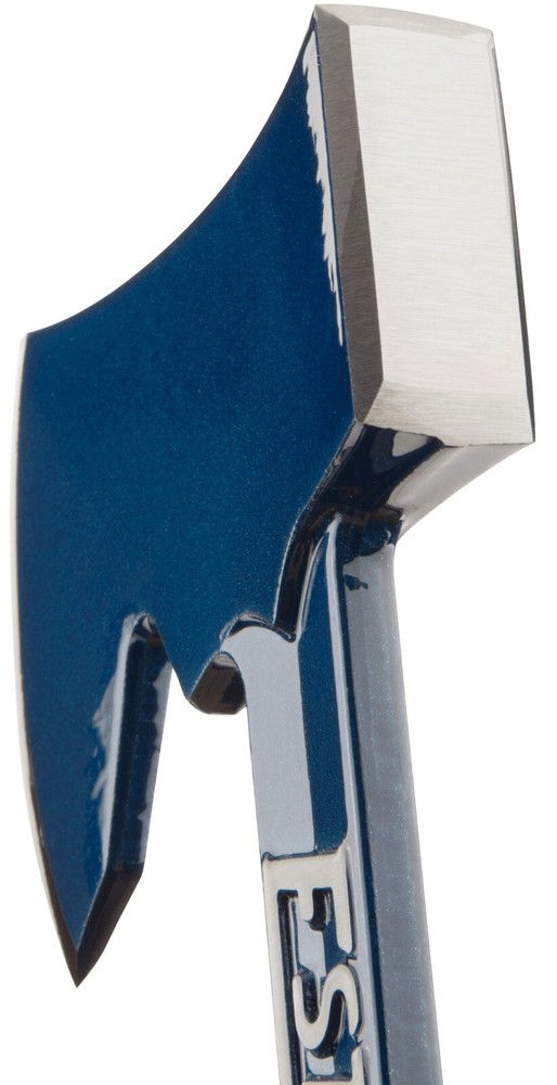 Estwing E6-25A 15" Camper's Axe w/Tent Stake Puller, Solid Steel, Nylon Sheath