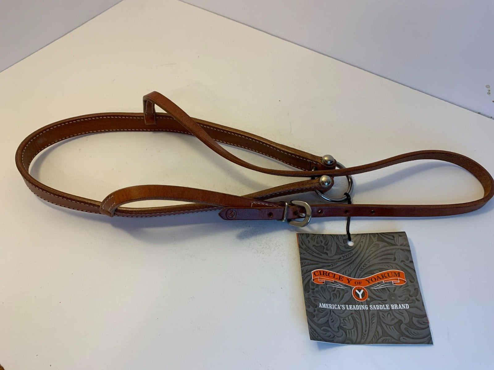 Circle Y Basic 1" Doubled & Stitched Noseband New w Tags