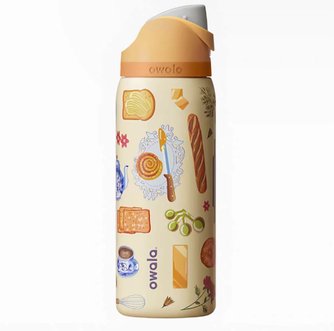 Owala Limited Edition Brunch Bunch FreeSip Water Bottle 32oz NEW