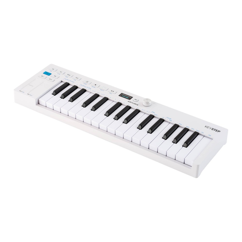 Arturia Keystep mk2 32-Key MIDI Controller Keyboard with Sequencer (White)