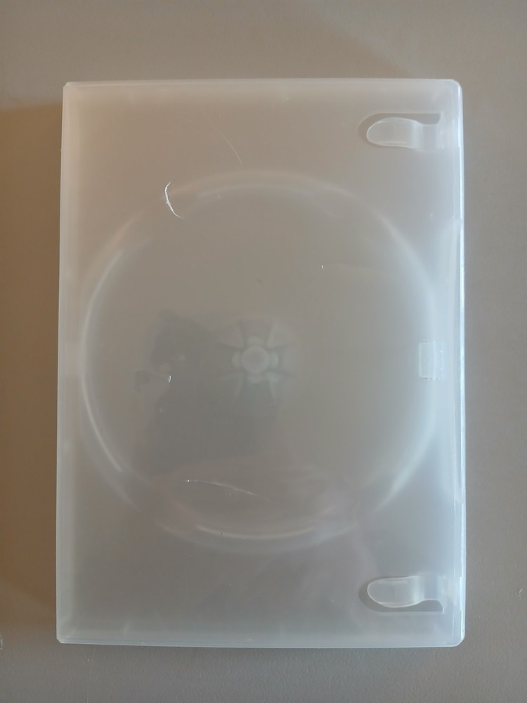 REPLACEMENT DVD CASE CLEAR HOLDS SINGLE DVD