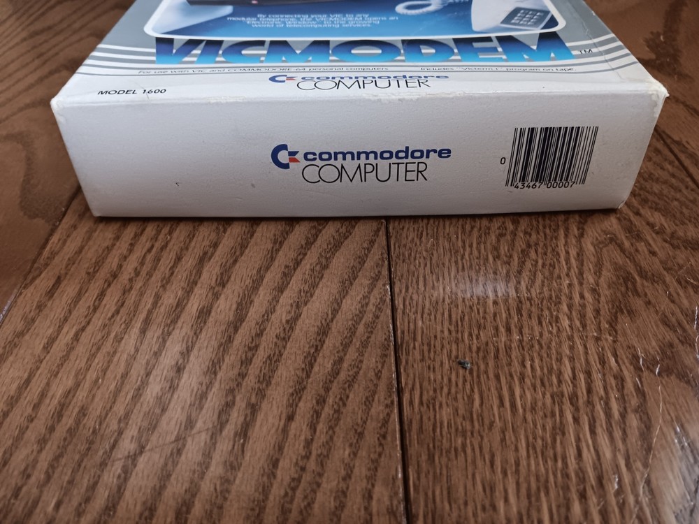 Commodore VIC 20 VICMODEM Model 1600 UNTESTED Sold As Is