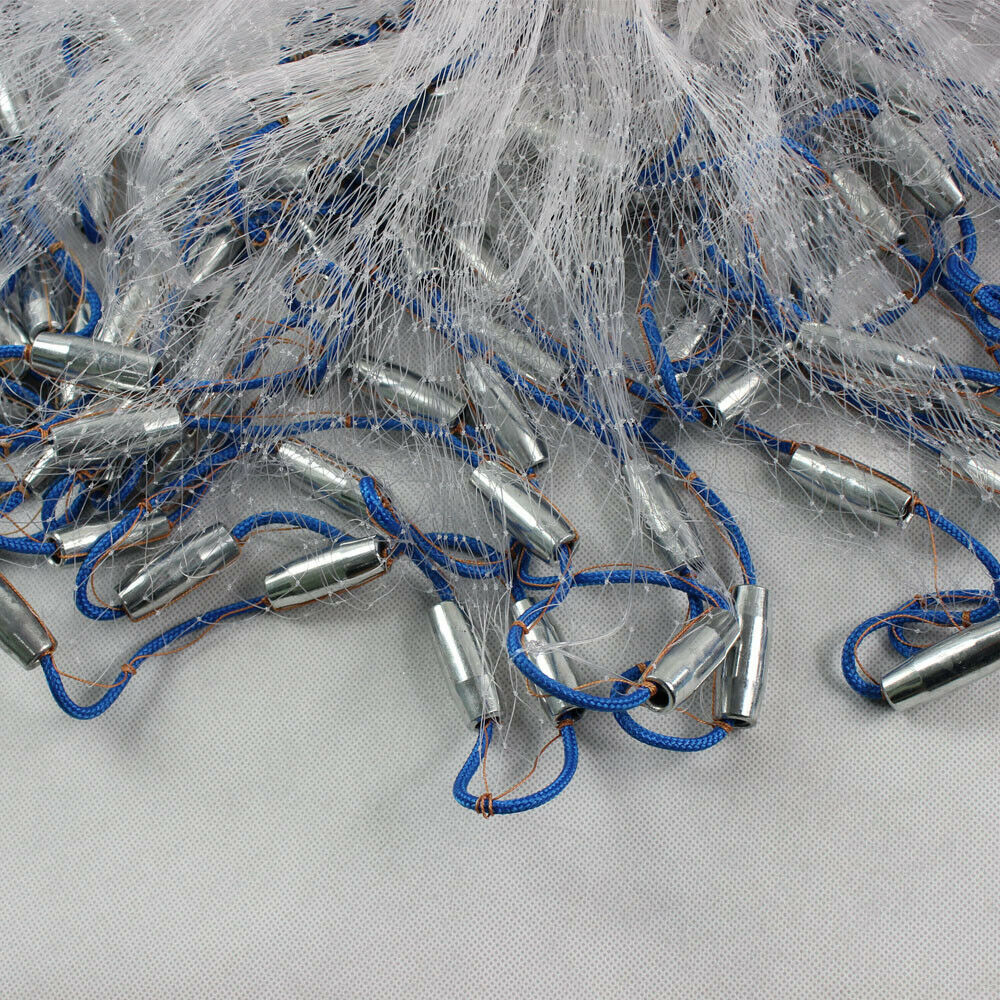 14ft Cast Net Quick Throw Mesh，Mesh Fishing Catch Net