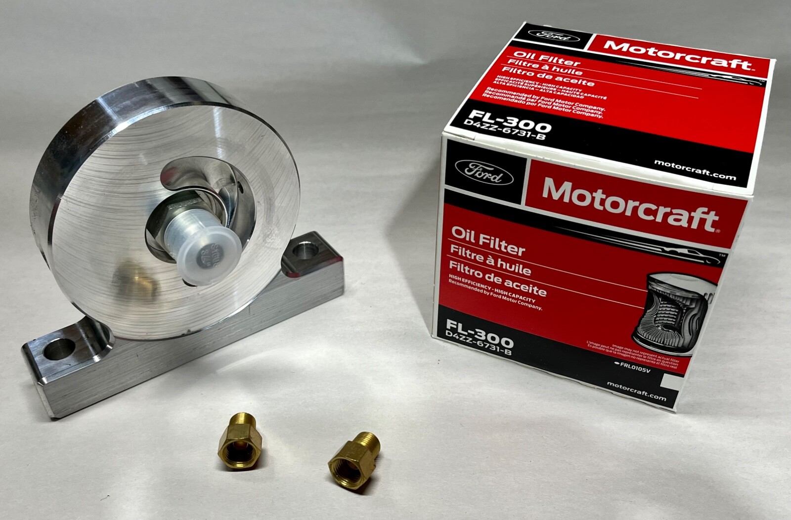 No-Mess Spin-On Oil Filter Adapter SET For Ford 9N 2N 8N tractor With Filter