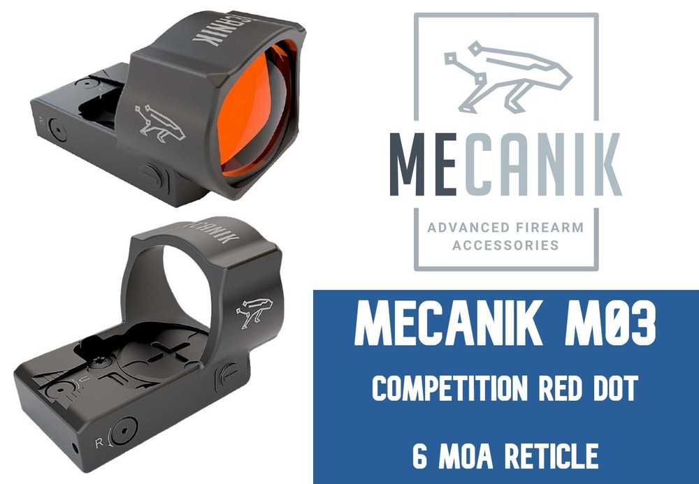 Mecanik MO3 Red Dot Sight Competition Reflex Sight PACN1103
