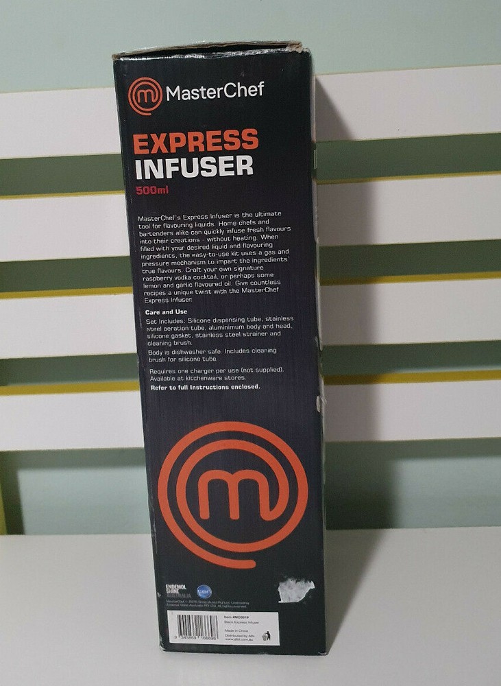 Infuser - Gourmet Kitchen appliance - New - Masterchef Express 500ml - Black