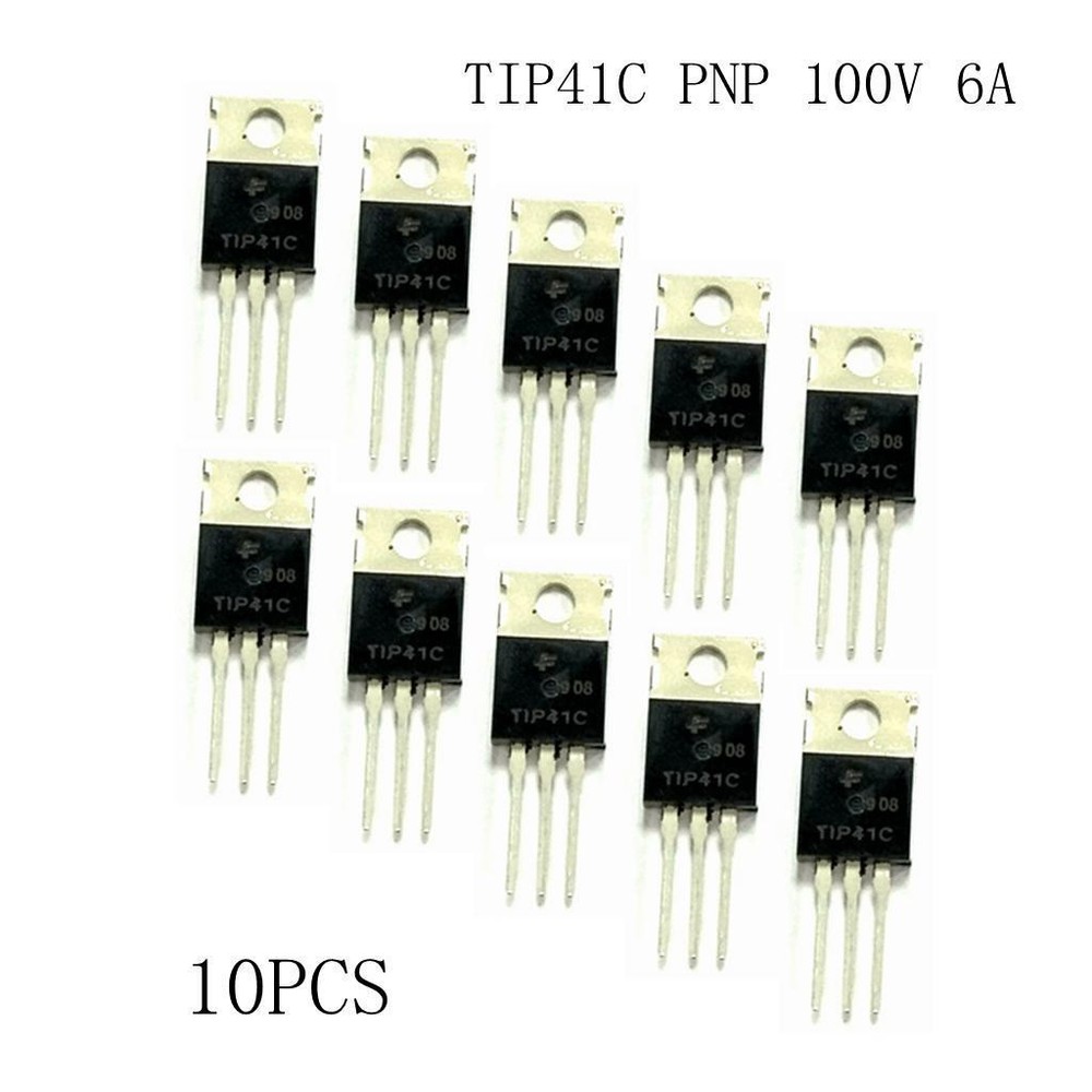 DIY & Tools/Electrical/Transistors TIP41C TO-220 100V / 6A / 65W NPN Transistor