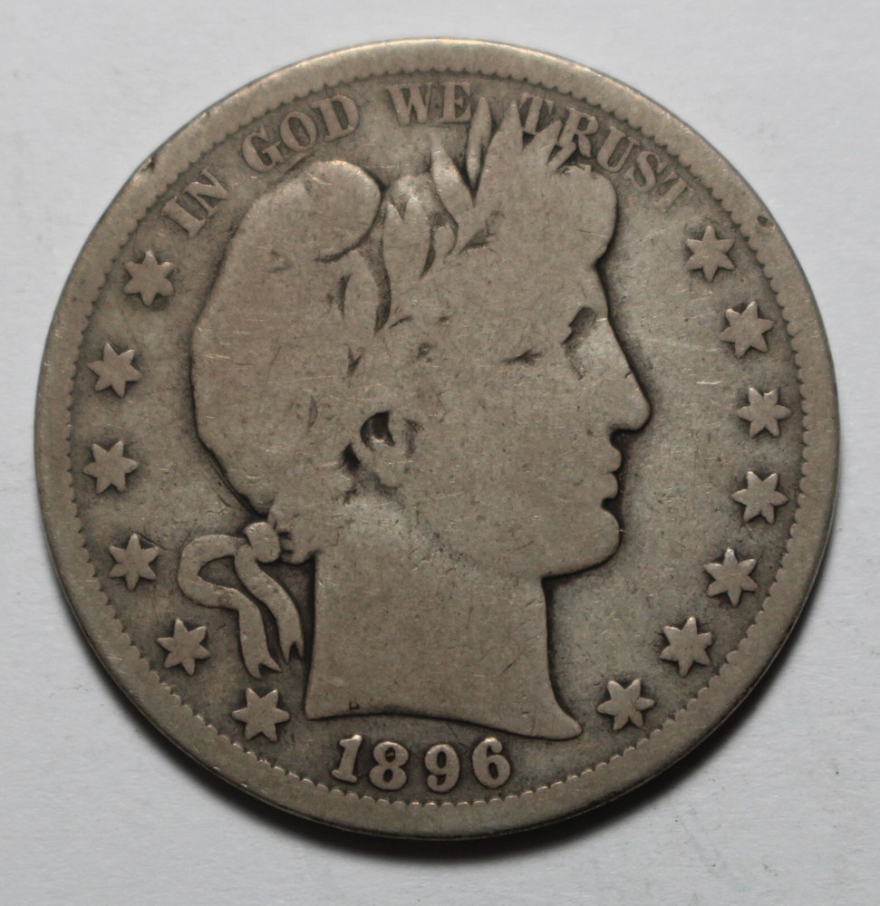 1896 S Barber Half Dollar M1112