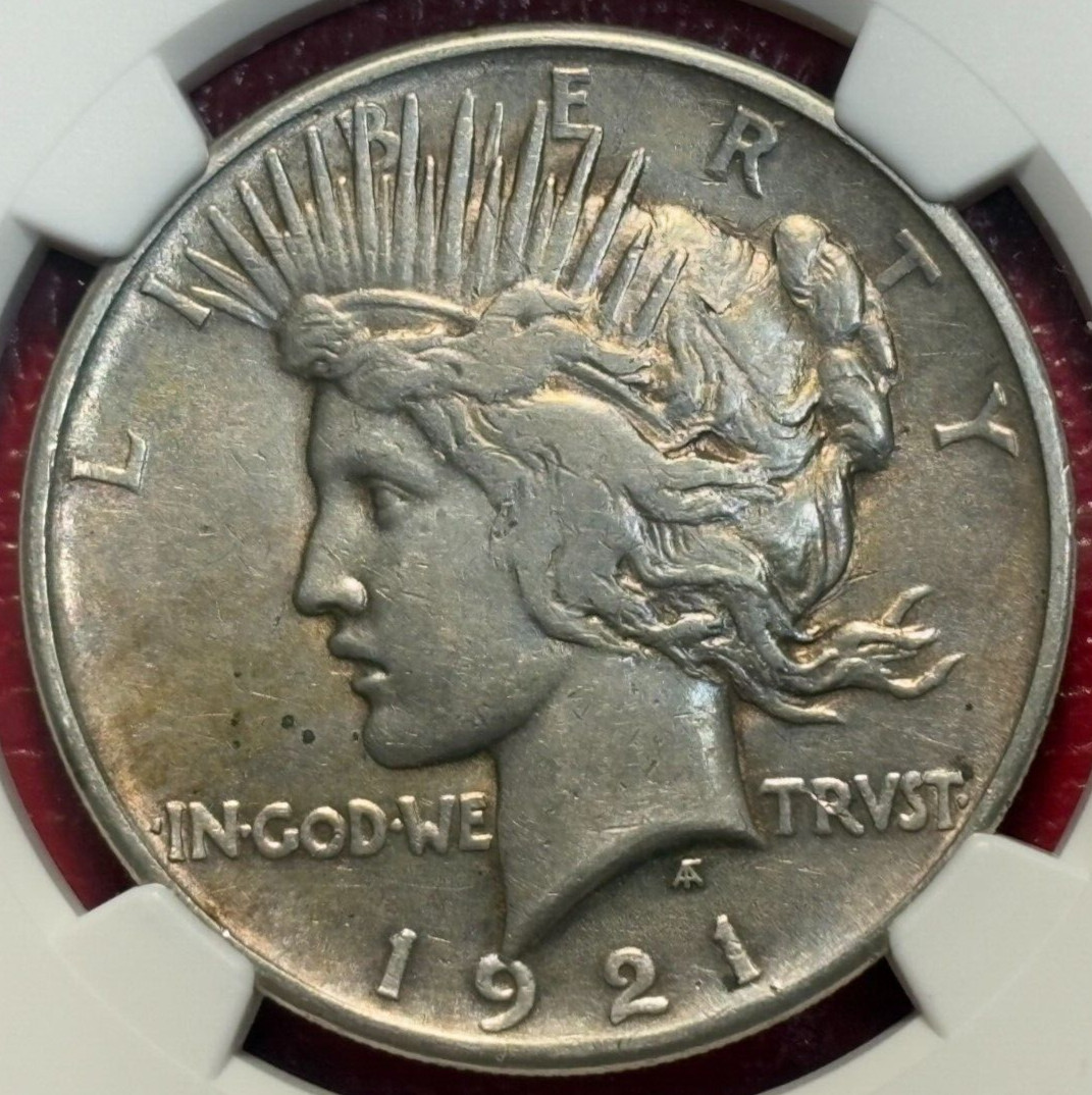 NGC XF45 1921 P PEACE SILVER DOLLAR-NICE ORIGINAL COIN-MAR505