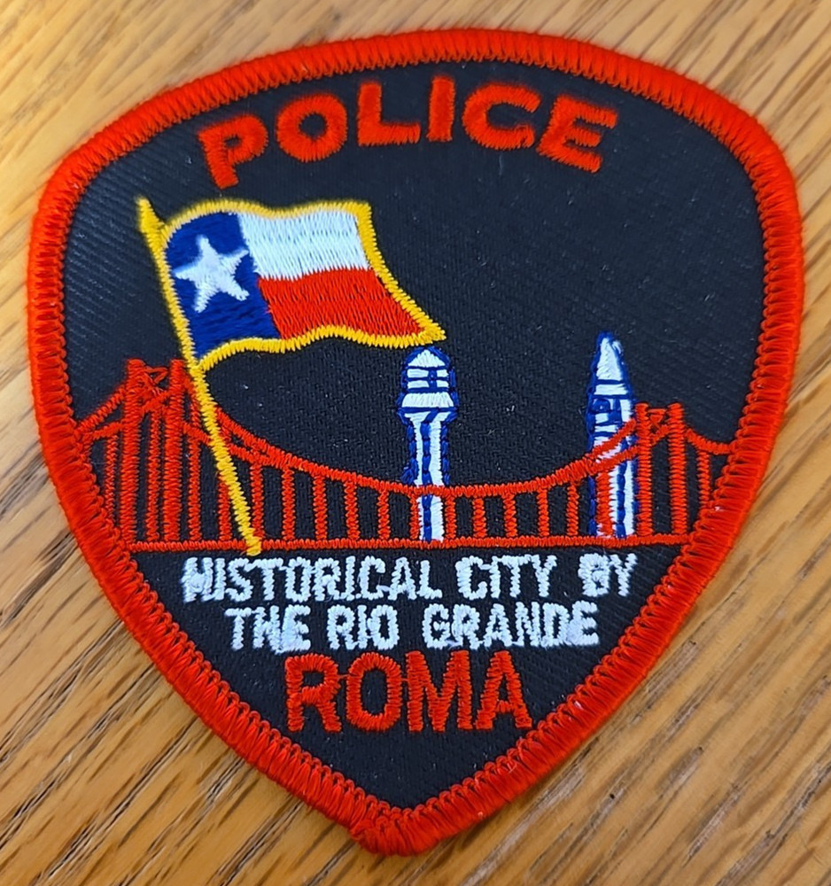 ROMA TEXAS small POLICE PATCH