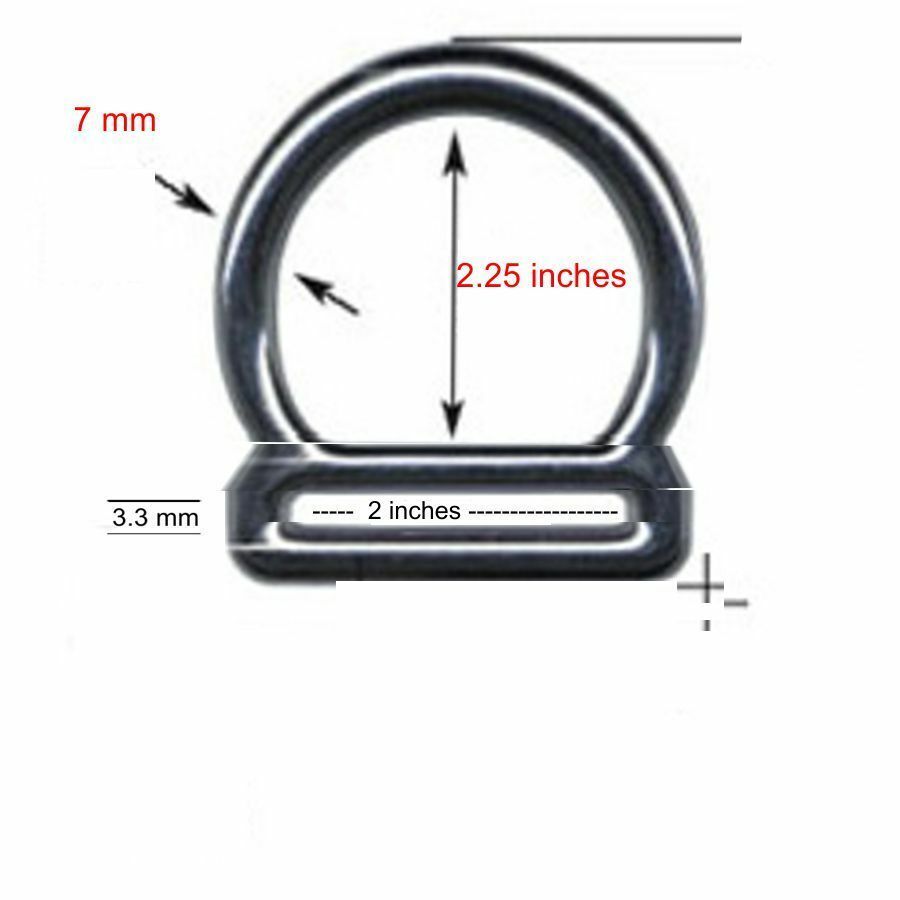 Doc's "O" Ring to be used with harness for supporting Metal Detector (5 pack)