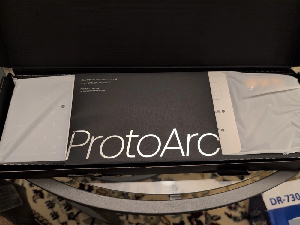 ProtoArc Backlit Bluetooth Keyboard Mouse for Mac, KM100-A