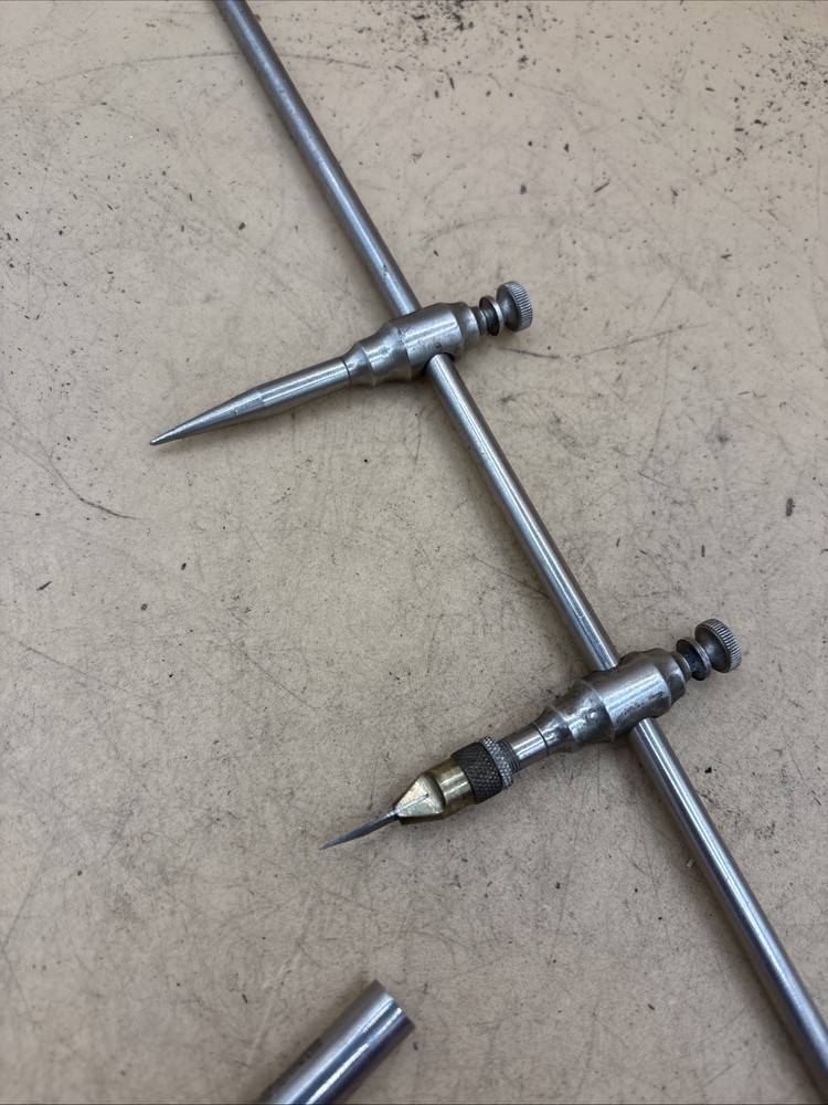 Vintage Unbranded Circle Cutter / Trammel Points
