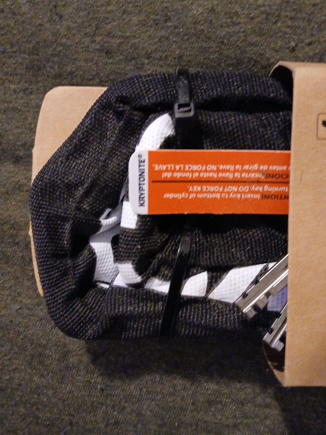 Kryptonite Chain Key Chain 3 ft x 8mm (5/16 in) 2 Keys NEW - Security Level 4 👀