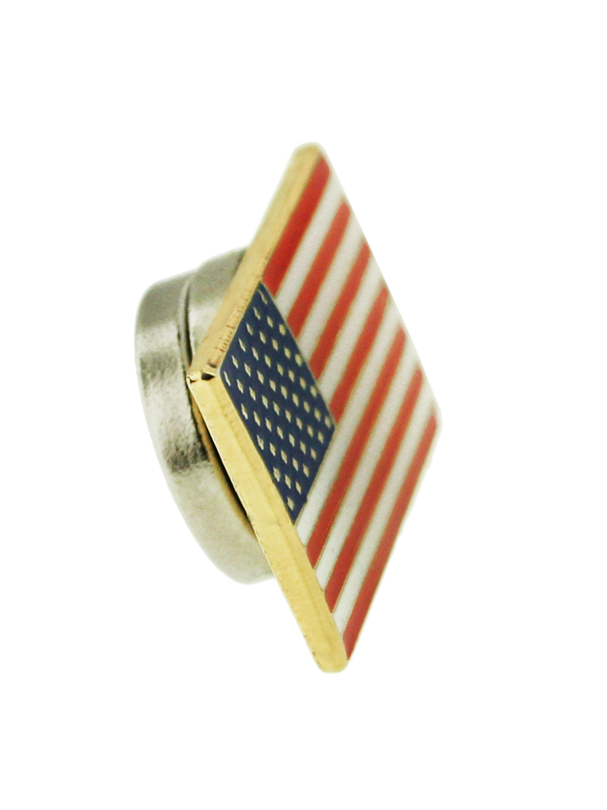 PinMart's Magnetic American Flag Patriotic Suit Jacket Lapel Pin