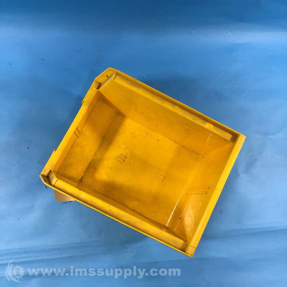 Quantum Storage Systems QUS239 Plastic Stacking Bin Yellow USIP