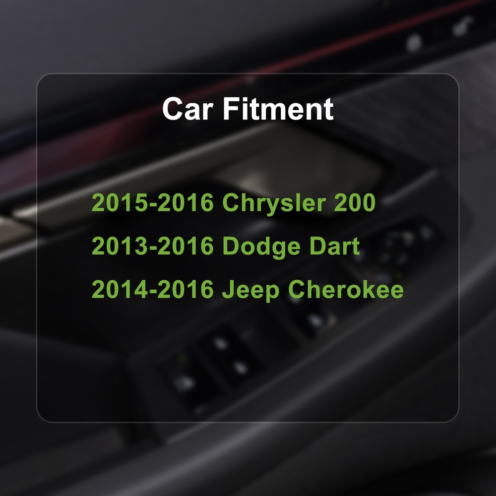 Window Switch For 56046553AC Control 2013-2016 Dodge Master Dart Left Driver