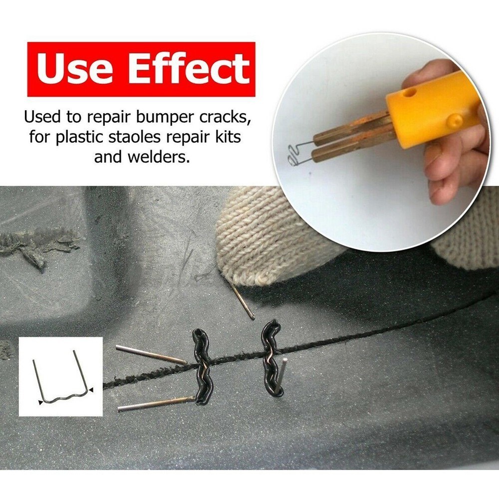 Wave Type Standard Cut Flat Stapler Repair Machine Patch Welding Nail Plastic