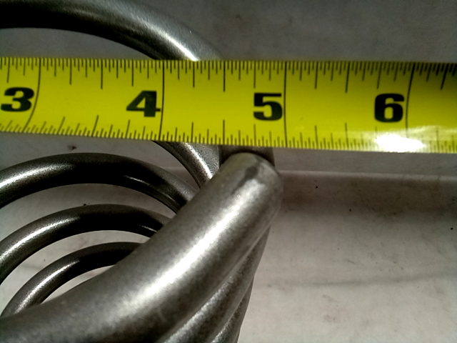 Large rear shock spring 5" x 16"