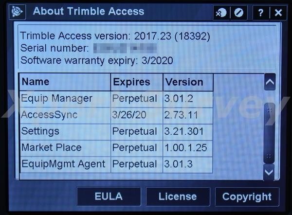 Trimble TSC3 2.4 GHz Field Controller w/ Trimble Access 2017.23 TSC-3