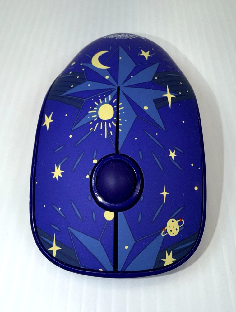 Marvel "Captain Marvel" Blue Wireless Computer Mouse - Works Perfect!